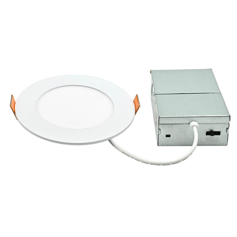 HOMESTAR 5CCT LED Slim Panel Light,Downlight,Recessed Slim Pot Light with Junction Box, Dimmable LED Recessed Ceiling Light/Potlight