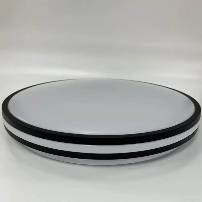 HOMESTAR LED Double Trim Ceiling Light Fixture Flush Mount Dimmable Surface Mount (11/15/19Inch)